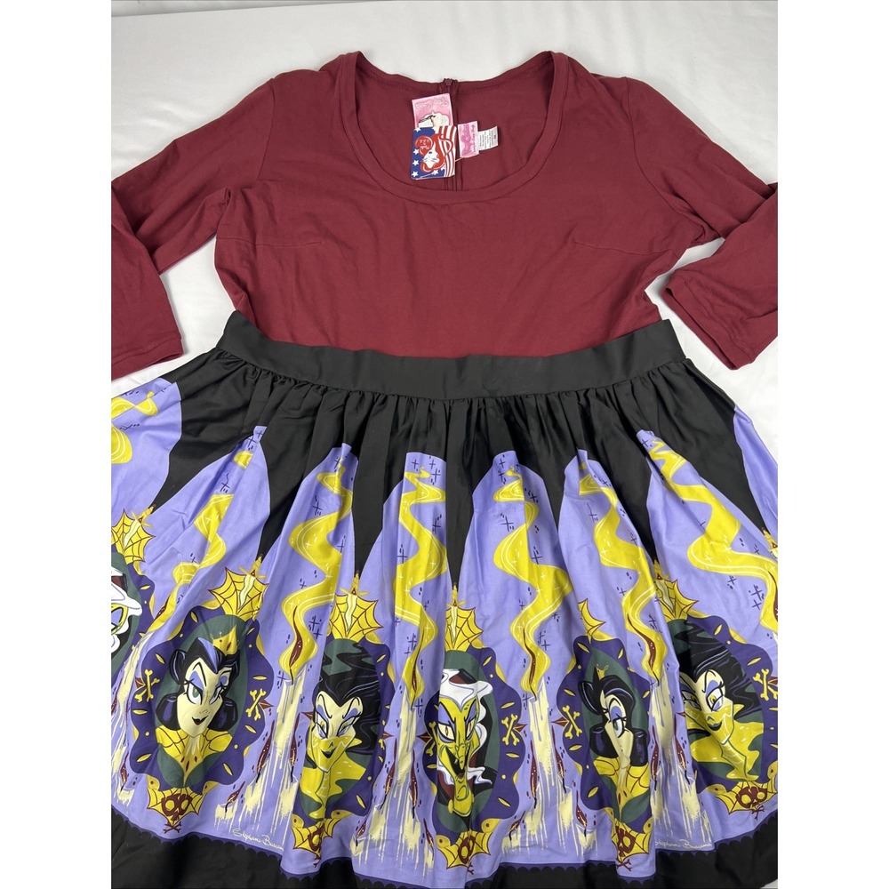 Pinup Couture Womens Evil Queen Transformation Rockabilly Alison Swing Dress 4X